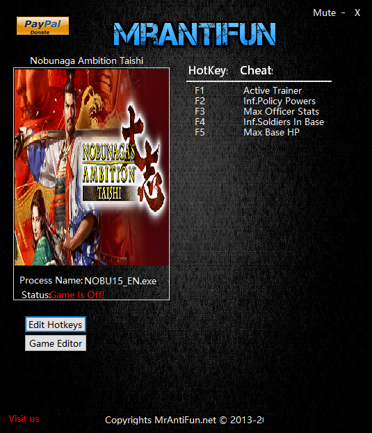 信長之野望大志pc修改器