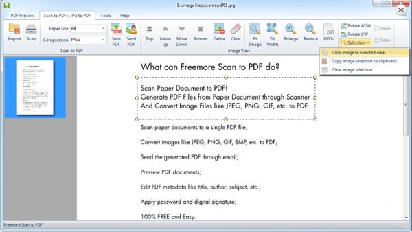 Freemore Scan to PDF(掃描轉PDF軟件) v10.8.1 官方版圖1