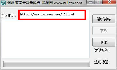 藍(lán)奏云網(wǎng)盤(pán)解析工具