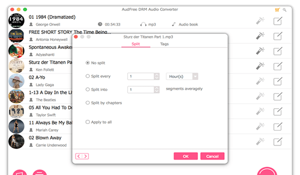 AudFree DRM Audio Mac版