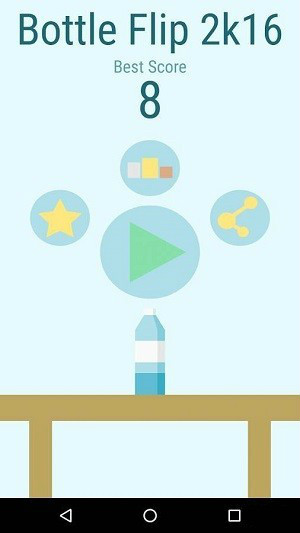 拋塑料瓶?jī)菏钟?  /><br /><h3>【官方介紹】</h3>拋塑料瓶?jī)菏且豢罘浅：猛娴暮?jiǎn)單打發(fā)時(shí)間的游戲，<br />玩家通過(guò)各種角度來(lái)拋瓶子，如果讓瓶子可以立起來(lái)就算挑戰(zhàn)成功了。<br />拋出去的瓶子你還能控制得了嗎？趕緊來(lái)試試。<br /><img src=