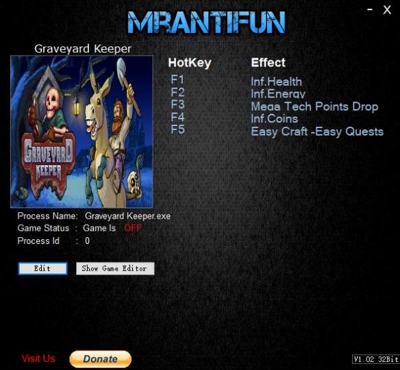 守墓人五項修改器下載 v1.030 免費版圖1