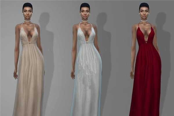 模擬人生4女性性感晚禮服MOD