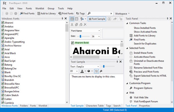 FontExpert Pro 2018(字體管理軟件) v15.0.2 官方版圖1