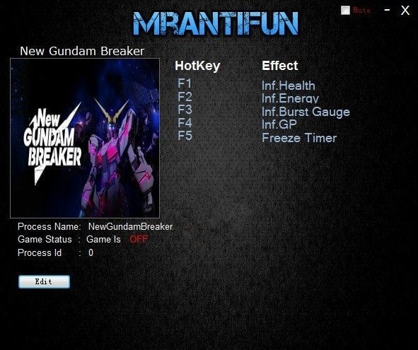 新高達(dá)破壞者修改器