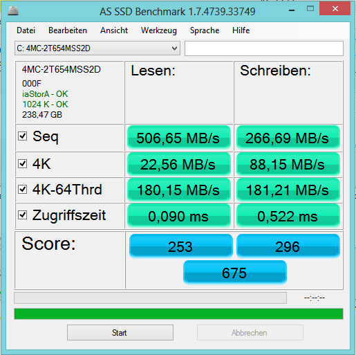 as ssd benchmark2.0
