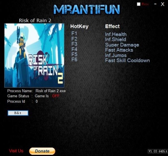 雨中冒險2六項修改器下載 