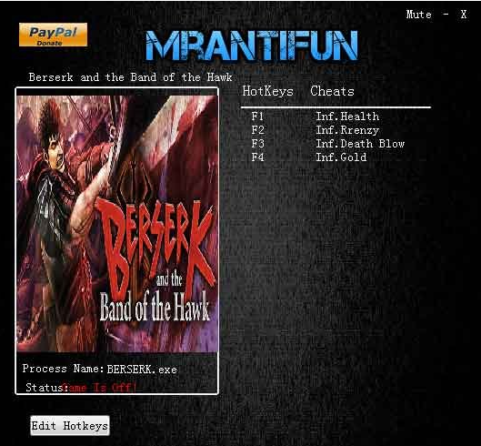 劍風(fēng)傳奇無雙四項(xiàng)修改器