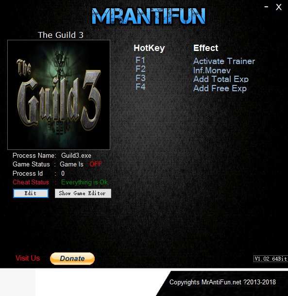 行會3三項修改器