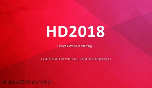 hd2018顯示屏軟件