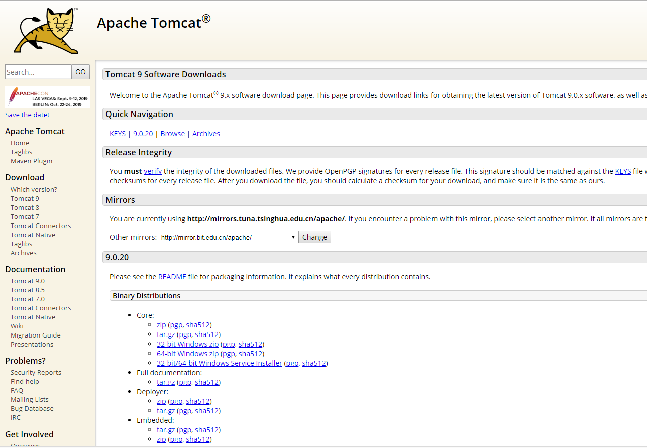 tomcat9.0下載