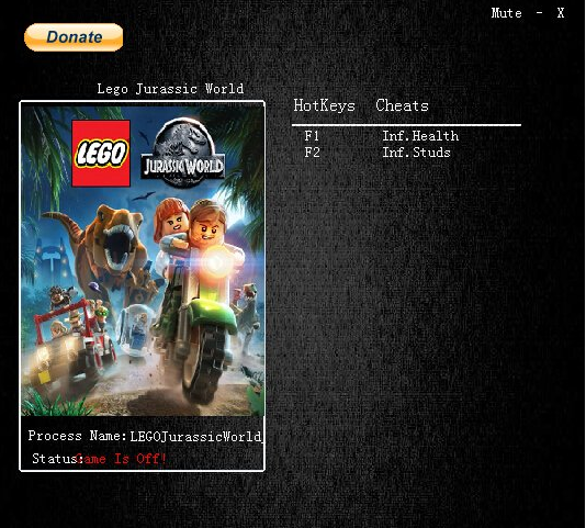 樂高侏羅紀(jì)世界兩項(xiàng)修改器