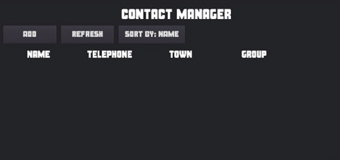 Contact Manager