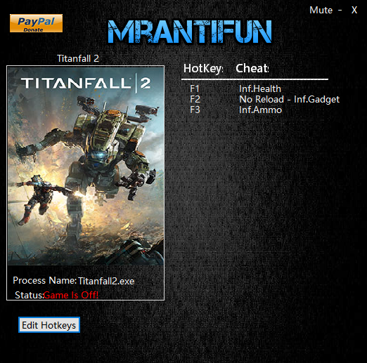 泰坦隕落2四項修改器