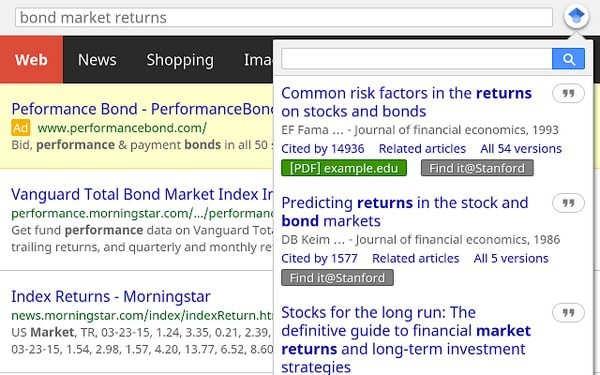 Chrome學(xué)術(shù)搜索插件