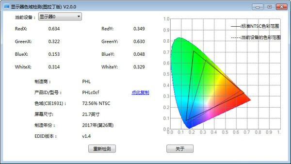 顯示器色域檢測(cè)工具下載