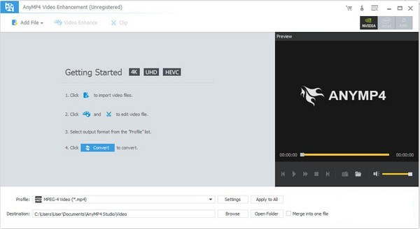 AnyMP4 Video Enhancement破解版