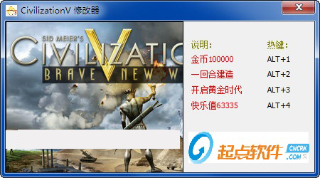 文明5美麗新世界四項(xiàng)修改器下載