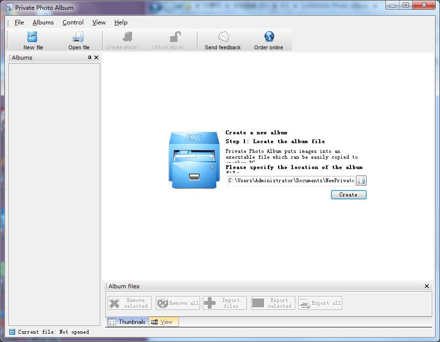 隱私照片加密軟件(SoftOrbits Photo Album) v1.2 綠色版圖1