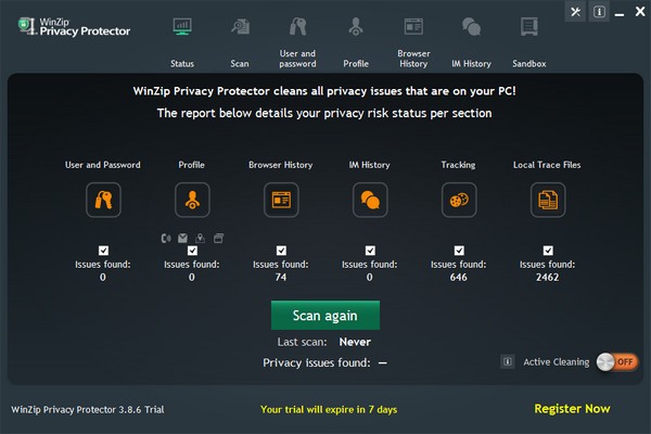 WinZip Privacy Protector下載