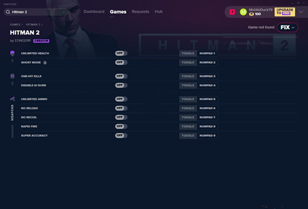 殺手2正版開(kāi)修改器
