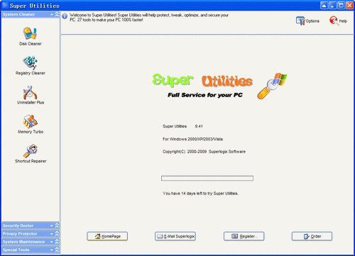 Super Utilities Pro V9.92 英文官方安裝版圖1