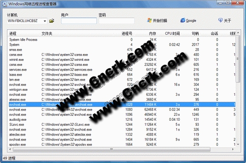 遠(yuǎn)程進(jìn)程查看器 V1.0 簡體中文綠色免費(fèi)版圖1