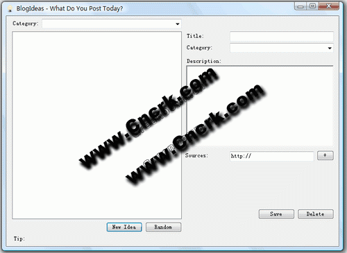 BlogIdeas V1.0.1 英文綠色免費(fèi)版圖1