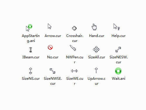 綠色光環(huán)經(jīng)典鼠標(biāo)指針 簡(jiǎn)體中文綠色免費(fèi)版圖1