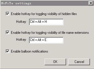 快捷鍵隱藏文件(HiFiTo) V1.3 官方版圖1