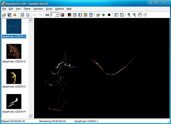 分型火焰編輯器(Apophysis) 2.09 綠色免費版圖1