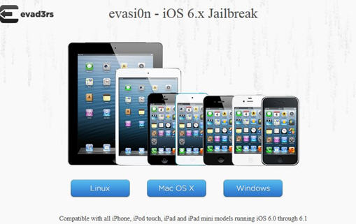 iOS 6.x完美越獄工具(evasi0n) V1.5.3 正式版圖1