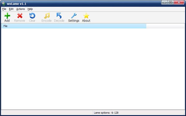 wxLame V2.4.3 英文綠色免費版圖1