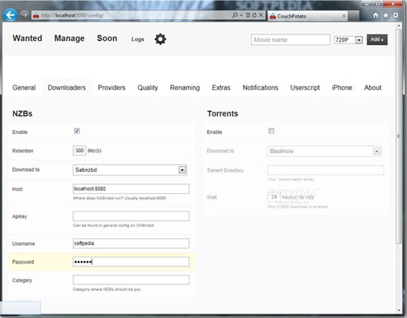 影視搜索下載器(CouchPotato) 2.1 官方版圖1