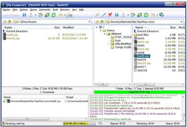 FlashFXP V5.4.0.3970 多國語言綠色特別版圖1