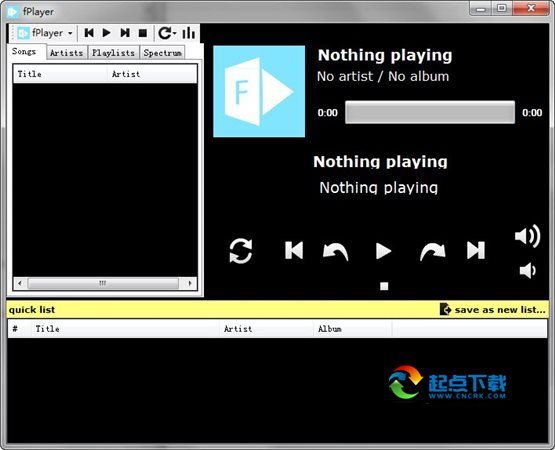 迷你音樂播放器(fPlayer) 1.7.0.1337 官方版圖1