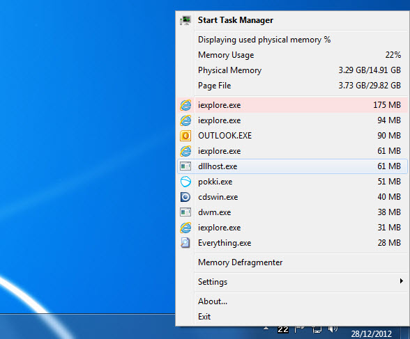 CPU內(nèi)存監(jiān)控(MiTeC InfoBar) v1.8.1.0 官方版圖1