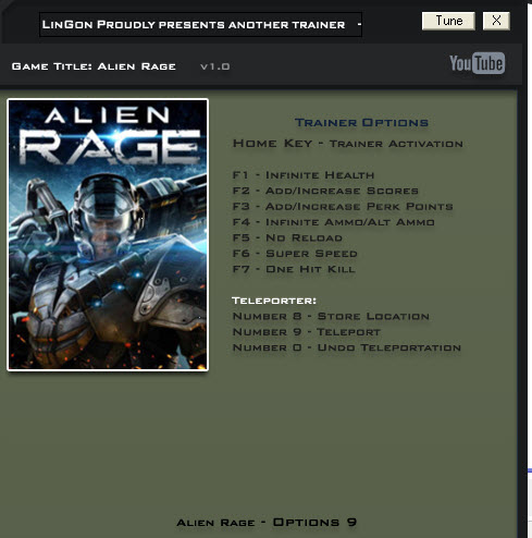 異形之怒修改器 v1.0 中文版圖1