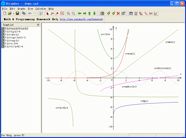 繪制函數(shù)曲線圖軟件